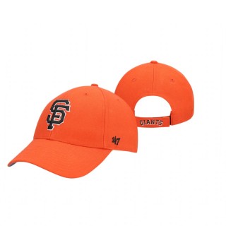 San Francisco Giants Orange Wool Blend Adjustable Hat