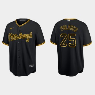 Pittsburgh Pirates Gregory Polanco Replica Baseball Jersey - Black