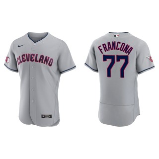 Terry Francona Guardians Gray Authentic Jersey