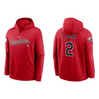 Men's Guardians Yu Chang Red Modern Arch Pullover Hoodie