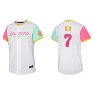 Ha-Seong Kim Youth San Diego Padres White 2022 City Connect Replica Jersey