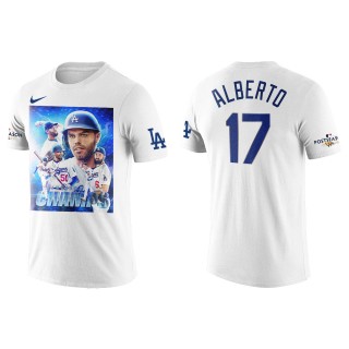 Hanser Alberto Los Angeles Dodgers White 2022 NL West Division Champions T-Shirt