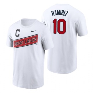 Harold Ramirez Indians 2021 Little League Classic White T-Shirt