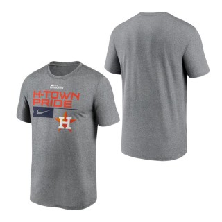 Houston Astros Charcoal 2023 Postseason Legend Performance T-Shirt
