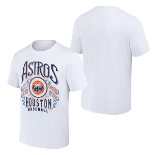Houston Astros Darius Rucker White Distressed Rock T-Shirt