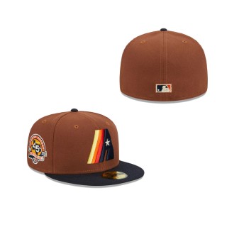 Houston Astros Harvest Fitted Hat