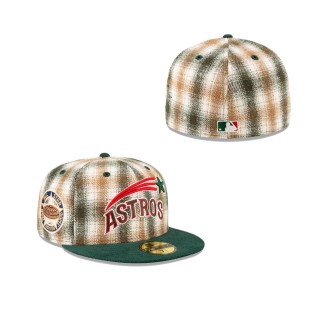 Houston Astros Just Caps Plaid 59FIFTY Fitted Hat