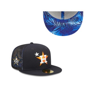 Men's Houston Astros Navy 2022 MLB All-Star Game Workout 59FIFTY Fitted Hat