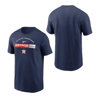 Houston Astros Navy 2023 AL West Division Champions T-Shirt