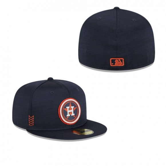 Houston Astros Navy 2024 Clubhouse 59FIFTY Fitted Hat