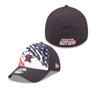 Men's Houston Astros Navy 2022 4th of July Independence Day 39THIRTY Flex Hat