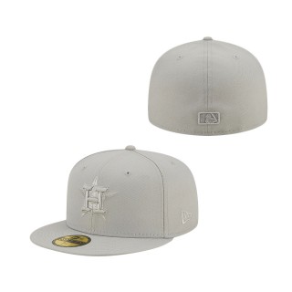 Houston Astros Icon Color Pack 59FIFTY Fitted Hat Gray