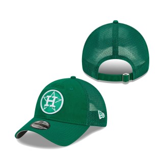 Houston Astros St. Patrick's Day 9TWENTY Adjustable Hat Green