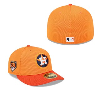 Houston Astros Orange 2024 Spring Training Low Profile 59FIFTY Fitted Hat