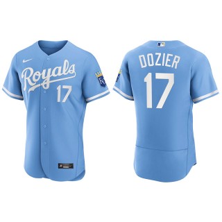 Hunter Dozier Kansas City Royals Powder Blue 2022 Authentic Jersey