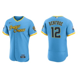 Hunter Renfroe Brewers Powder Blue 2022 City Connect Authentic Jersey