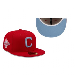 Cleveland Indians Scarlet 1997 World Series Blue Undervisor 59FIFTY Hat
