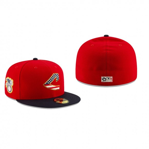 2019 Stars & Stripes Indians On-Field 59FIFTY Hat