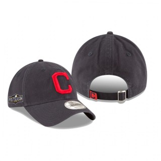 Cleveland Indians Navy 2020 Postseason 9TWENTY Adjustable Hat