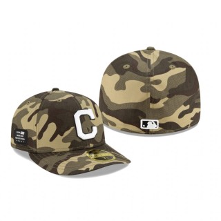 Indians Camo 2021 Armed Forces Day Low Profile 59FIFTY Hat