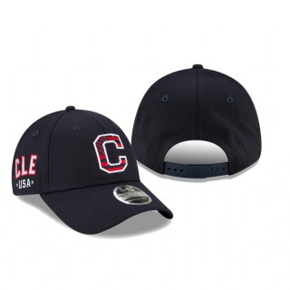 Cleveland Indians Navy 4th of July 9FORTY Snapback Hat