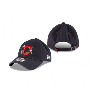 Cleveland Indians Navy Bloom Casual Classic Hat
