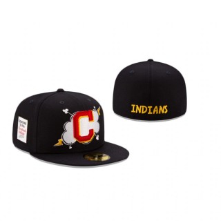 Indians Cloud Navy 59Fifty Fitted Cap
