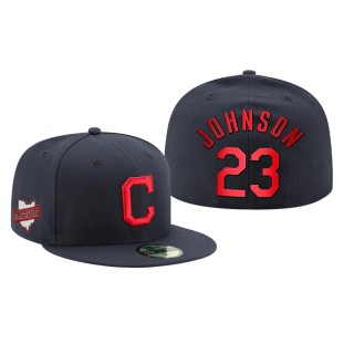 Indians Daniel Johnson Navy 2021 Little League Classic Hat