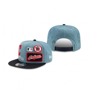 Cleveland Indians Blue Denim Patched 9FIFTY Snapback Hat