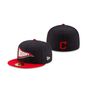 Indians Navy Flag 59FIFTY Fitted Hat