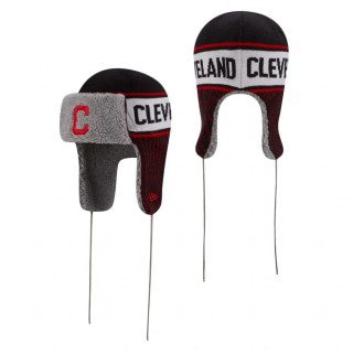 Cleveland Indians Navy Knit Trapper Hat