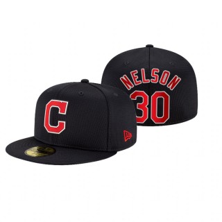 Indians Kyle Nelson Navy 2021 Clubhouse Hat