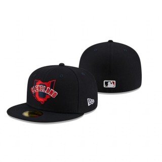 Indians Navy Local II 59FIFTY Fitted Hat
