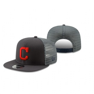 Cleveland Indians Graphite Mesh Fresh 9FIFTY Adjustable Hat