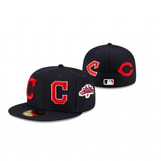 Indians Patch Pride Navy 59Fifty Fitted Cap