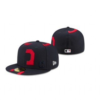 Indians Royal Pieced Logo 59Fifty Fitted Hat