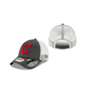 Cleveland Indians Gray Repreve Trucker 9FORTY Adjustable Hat