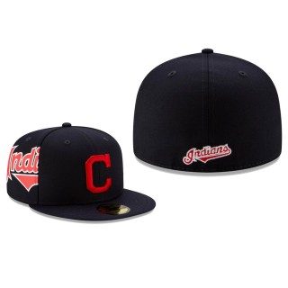 Indians Navy Turn 59FIFTY Fitted Hat