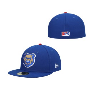 Iowa Cubs Blue Authentic Collection Team Game 59FIFTY Fitted Hat