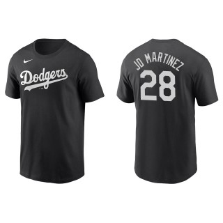 J.D. Martinez Men's Los Angeles Dodgers Cody Bellinger Nike Black Name & Number T-Shirt