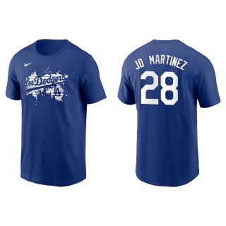 J.D. Martinez Men's Los Angeles Dodgers Nike Royal City Connect Graphic T-Shirt
