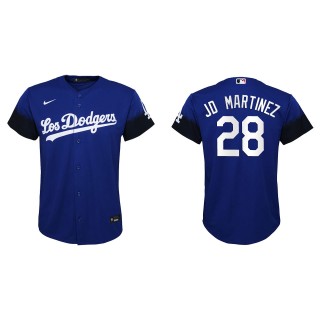 J.D. Martinez Youth Los Angeles Dodgers Nike Royal City Connect Jersey