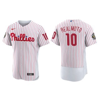 J.T. Realmuto Philadelphia Phillies White 2022 World Series Home Authentic Jersey