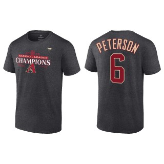 Jace Peterson Arizona Diamondbacks Charcoal 2023 National League Champions T-Shirt