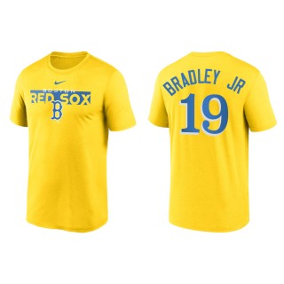 Jackie Bradley Jr. Boston Red Sox 2022 City Connect Legend T-Shirt Yellow