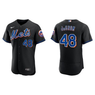 Jacob deGrom New York Mets Black Alternate Authentic Jersey