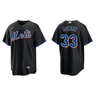 James McCann New York Mets Black Alternate Replica Jersey