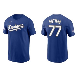 Men's Dodgers James Outman Royal 2021 City Connect T-Shirt