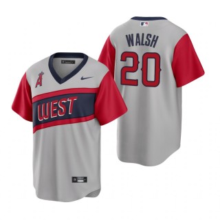 Angels Jared Walsh Nike Gray 2021 Little League Classic Road Replica Jersey