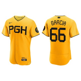Jarlin Garcia Pittsburgh Pirates Gold City Connect Authentic Jersey